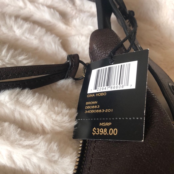 Frye Gina Hobo Brown Leather and Suede Large Bag NWT - Picture 8 of 15